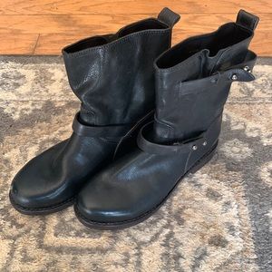 Rag & Bone Black leather boots